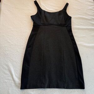 New York & Company Women's Size 8 Grey and Black Dress